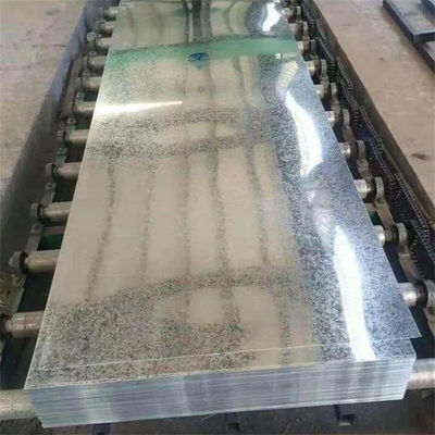 जस्ती स्टील शीट मानक आकार गर्म लुढ़का हुआ जस्ता लेपित 40-600g/m2